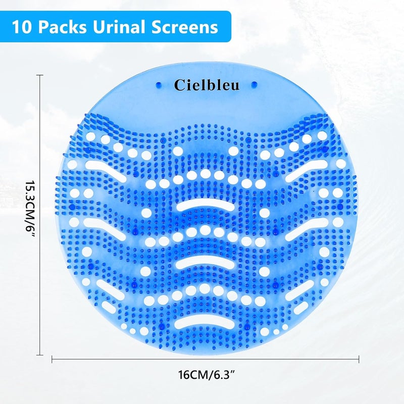 Cielbleu 10 عبوات شاشات المرحاض المعطرة، كعكة المرحاض المضادة للتناثر والمعطرة - مثالية للمدارس، الحمامات، دورات المياه، المكاتب (10PACK) - Image 5